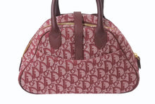 画像をギャラリービューアに読み込む, [USED/中古]Christian Dior クリスチャンディオール ハンドバッグ レッド キャンバス レザー ゴールド金具 Bランク 中古 4b000977