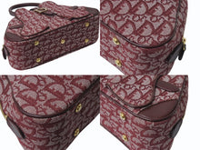 画像をギャラリービューアに読み込む, [USED/中古]Christian Dior クリスチャンディオール ハンドバッグ レッド キャンバス レザー ゴールド金具 Bランク 中古 4b000977