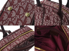 画像をギャラリービューアに読み込む, [USED/中古]Christian Dior クリスチャンディオール ハンドバッグ レッド キャンバス レザー ゴールド金具 Bランク 中古 4b000977