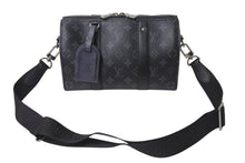 Load image into Gallery viewer, 極美品 LOUIS VUITTON ルイヴィトン シティ キーポル ショルダーバッグ M45936 モノグラム エクリプス キャンバス 中古 4b000983