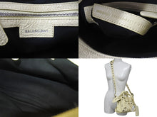 画像をギャラリービューアに読み込む, 極美品 BALENCIAGA バレンシアガ Neo Cagole XS 2WAY ショルダーバッグ ネオカゴール 700940 イエロー ラムスキン シルバー金具 中古 4b000987