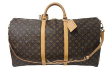 画像をギャラリービューアに読み込む, 極美品 LOUIS VUITTON ルイヴィトン キーポル バンドリエール60 ボストンバッグ M41412 モノグラム PVC レザー ブラウン 中古 4b001000