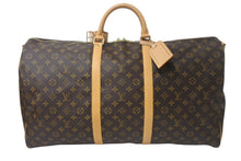 画像をギャラリービューアに読み込む, 極美品 LOUIS VUITTON ルイヴィトン キーポル バンドリエール60 ボストンバッグ M41412 モノグラム PVC レザー ブラウン 中古 4b001000