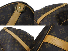 画像をギャラリービューアに読み込む, 極美品 LOUIS VUITTON ルイヴィトン キーポル バンドリエール60 ボストンバッグ M41412 モノグラム PVC レザー ブラウン 中古 4b001000