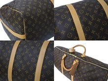 画像をギャラリービューアに読み込む, 極美品 LOUIS VUITTON ルイヴィトン キーポル バンドリエール60 ボストンバッグ M41412 モノグラム PVC レザー ブラウン 中古 4b001000