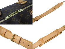 画像をギャラリービューアに読み込む, 極美品 LOUIS VUITTON ルイヴィトン キーポル バンドリエール60 ボストンバッグ M41412 モノグラム PVC レザー ブラウン 中古 4b001000