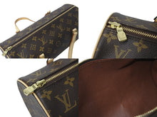 Load image into Gallery viewer, LOUIS VUITTON ルイヴィトン パピヨン30 ハンドバッグ ポーチ M51385 筒型 モノグラムキャンバス ブラウン 美品 中古 4b001009