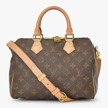 画像をギャラリービューアに読み込む, 極美品 LOUIS VUITTON ルイヴィトン スピーディ バンドリエール25 ハンドバッグ M41113 モノグラム ブラウン 中古 4a001019