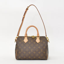 画像をギャラリービューアに読み込む, 極美品 LOUIS VUITTON ルイヴィトン スピーディ バンドリエール25 ハンドバッグ M41113 モノグラム ブラウン 中古 4a001019
