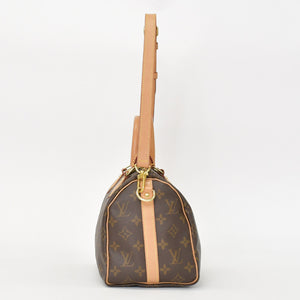 Very good condition LOUIS VUITTON Speedy Bandouliere 25 Handbag M41113 Monogram Brown Used 4a001019