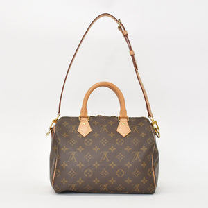 Very good condition LOUIS VUITTON Speedy Bandouliere 25 Handbag M41113 Monogram Brown Used 4a001019