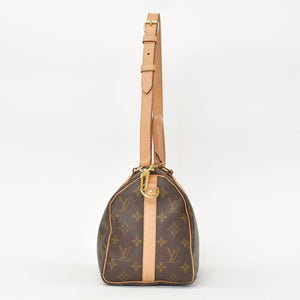 Very good condition LOUIS VUITTON Speedy Bandouliere 25 Handbag M41113 Monogram Brown Used 4a001019