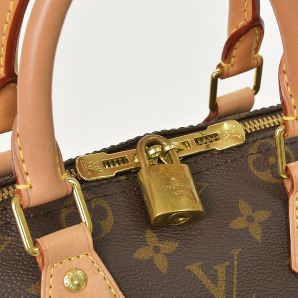 Very good condition LOUIS VUITTON Speedy Bandouliere 25 Handbag M41113 Monogram Brown Used 4a001019
