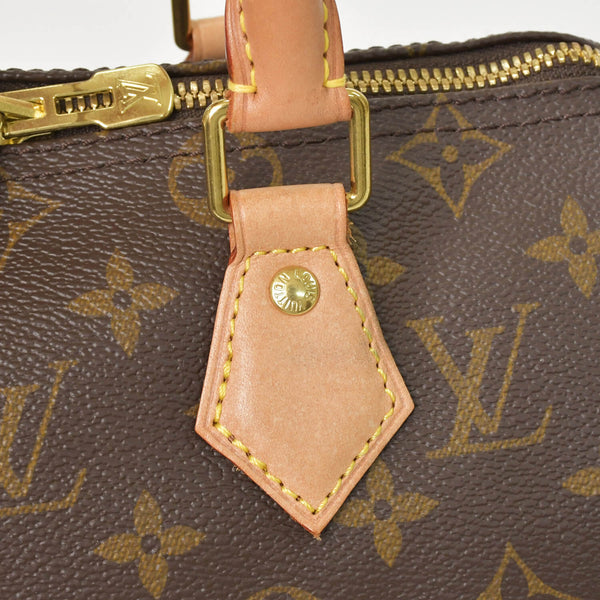 Very good condition LOUIS VUITTON Speedy Bandouliere 25 Handbag M41113 Monogram Brown Used 4a001019