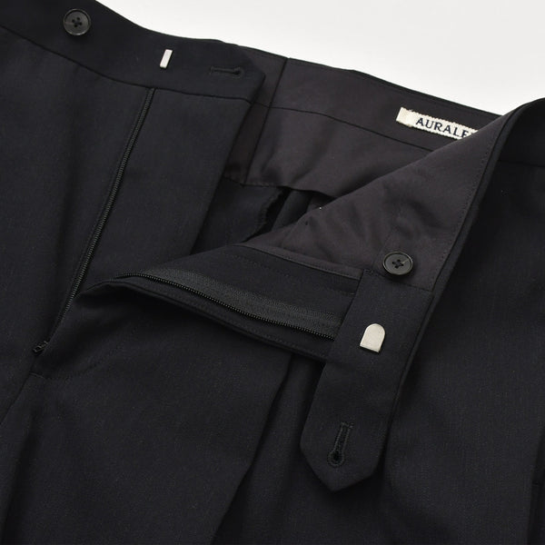 AURALEE オーラリー Pants パンツ 24SS ライトウール LIGHT WOOL MAX GABARDINE TWO-TUCK SLACKS A24SP03MG 美品 中古 4a001048