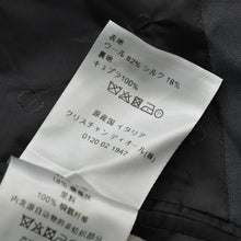 画像をギャラリービューアに読み込む, DIOR ディオール テーラードジャケット Tailored Jacket 933C703A4762 ブラック 美品 中古 4a001049
