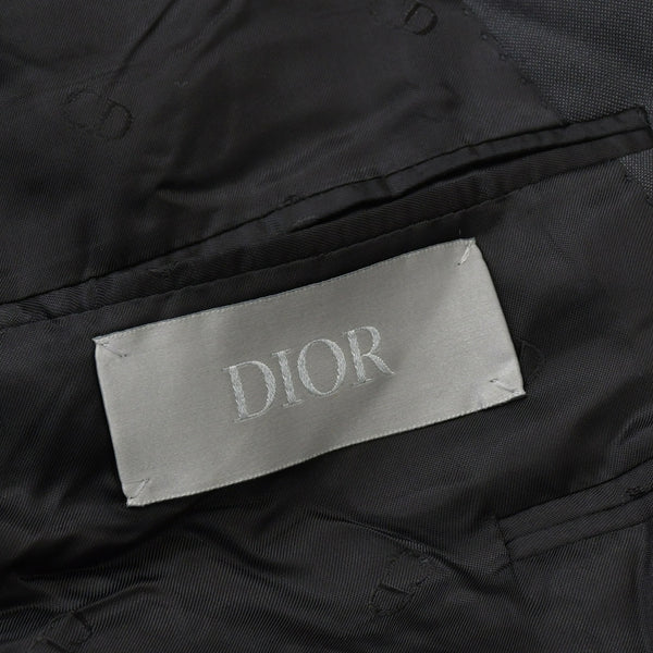 DIOR ディオール テーラードジャケット Tailored Jacket 933C703A4762 ブラック 美品 中古 4a001049