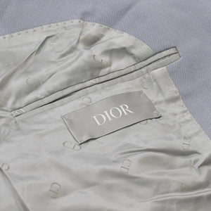 DIOR テーラードジャケット Tailored Jacket 19TC268A5180 グレー サイズ48 ウール100% 美品 中古 4a001050
