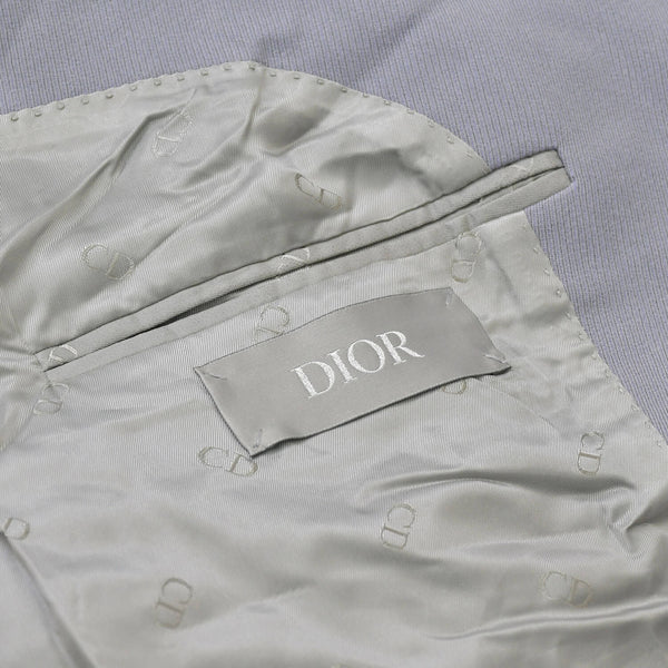 DIOR テーラードジャケット Tailored Jacket 19TC268A5180 グレー サイズ48 ウール100% 美品 中古 4a001050