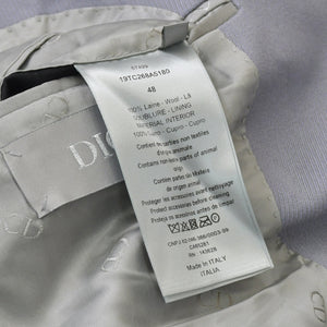 DIOR テーラードジャケット Tailored Jacket 19TC268A5180 グレー サイズ48 ウール100% 美品 中古 4a001050