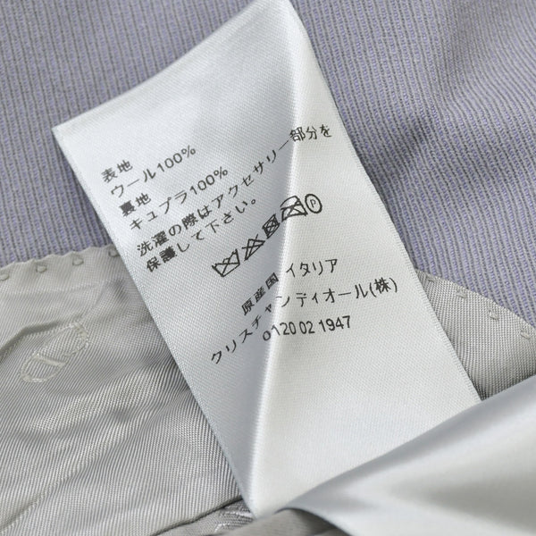 DIOR テーラードジャケット Tailored Jacket 19TC268A5180 グレー サイズ48 ウール100% 美品 中古 4a001050