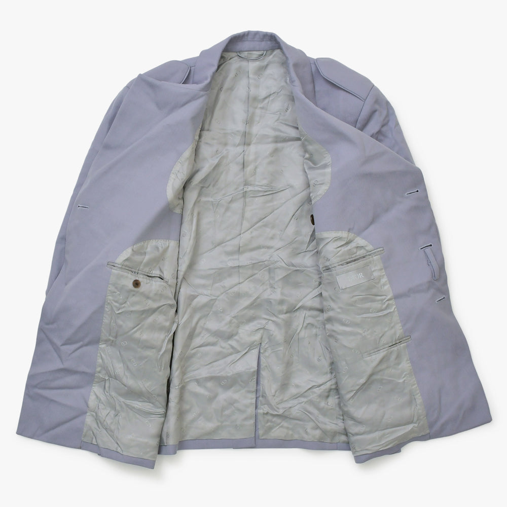 DIOR テーラードジャケット Tailored Jacket 19TC268A5180 グレー サイズ48 ウール100% 美品 中古 4a001050