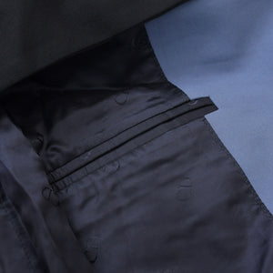 DIOR ディオール テーラードジャケット Tailored Jacket 193C261A4451 ブルー サイズ48 コットン100% 美品 中古 4a001051