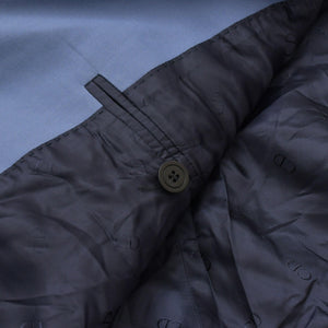DIOR ディオール テーラードジャケット Tailored Jacket 193C261A4451 ブルー サイズ48 コットン100% 美品 中古 4a001051