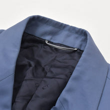 画像をギャラリービューアに読み込む, DIOR ディオール テーラードジャケット Tailored Jacket 193C261A4451 ブルー サイズ48 コットン100% 美品 中古 4a001051