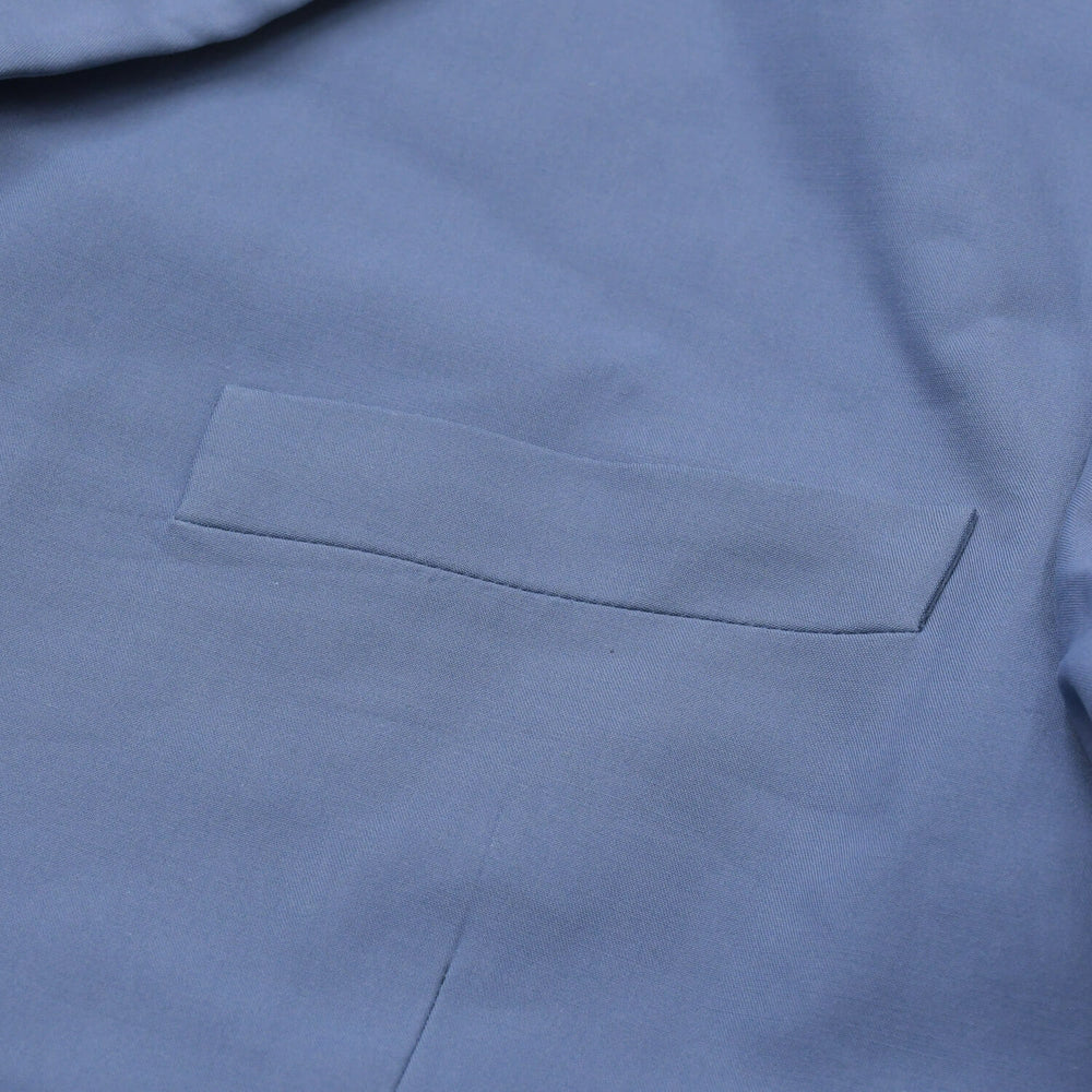 DIOR ディオール テーラードジャケット Tailored Jacket 193C261A4451 ブルー サイズ48 コットン100% 美品 中古 4a001051