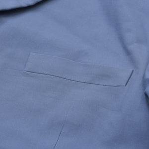 DIOR ディオール テーラードジャケット Tailored Jacket 193C261A4451 ブルー サイズ48 コットン100% 美品 中古 4a001051
