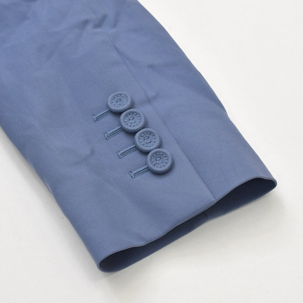 DIOR ディオール テーラードジャケット Tailored Jacket 193C261A4451 ブルー サイズ48 コットン100% 美品 中古 4a001051