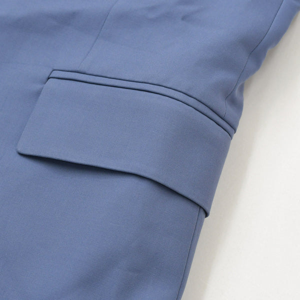 DIOR ディオール テーラードジャケット Tailored Jacket 193C261A4451 ブルー サイズ48 コットン100% 美品 中古 4a001051