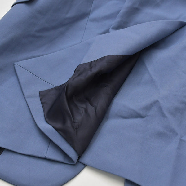 DIOR ディオール テーラードジャケット Tailored Jacket 193C261A4451 ブルー サイズ48 コットン100% 美品 中古 4a001051