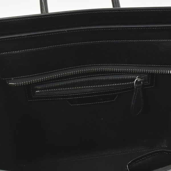 CELINE セリーヌ Micro Shopper luggage Handbag ラゲージ マイクロショッパー ハンドバッグ W-CU-2166 フィービー期 美品 中古 4a001098