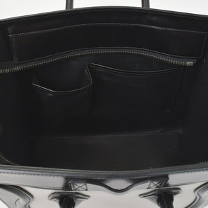 CELINE セリーヌ Micro Shopper luggage Handbag ラゲージ マイクロショッパー ハンドバッグ W-CU-2166 フィービー期 美品 中古 4a001098