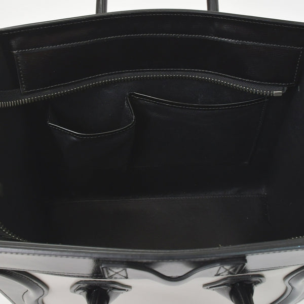 CELINE セリーヌ Micro Shopper luggage Handbag ラゲージ マイクロショッパー ハンドバッグ W-CU-2166 フィービー期 美品 中古 4a001098
