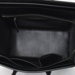 CELINE セリーヌ Micro Shopper luggage Handbag ラゲージ マイクロショッパー ハンドバッグ W-CU-2166 フィービー期 美品 中古 4a001098