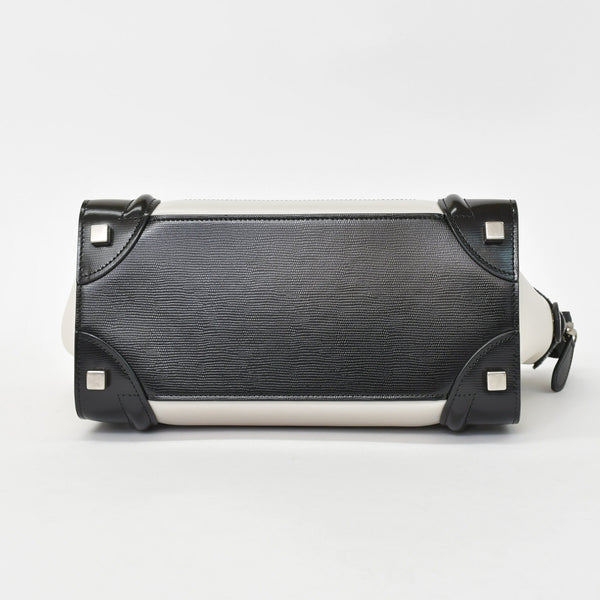 CELINE セリーヌ Micro Shopper luggage Handbag ラゲージ マイクロショッパー ハンドバッグ W-CU-2166 フィービー期 美品 中古 4a001098