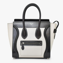 画像をギャラリービューアに読み込む, CELINE セリーヌ Micro Shopper luggage Handbag ラゲージ マイクロショッパー ハンドバッグ W-CU-2166 フィービー期 美品 中古 4a001098