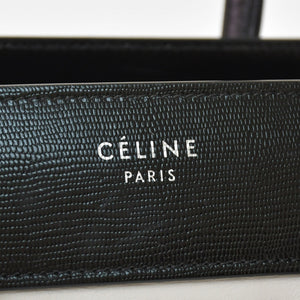 CELINE セリーヌ Micro Shopper luggage Handbag ラゲージ マイクロショッパー ハンドバッグ W-CU-2166 フィービー期 美品 中古 4a001098