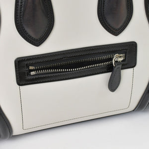 CELINE セリーヌ Micro Shopper luggage Handbag ラゲージ マイクロショッパー ハンドバッグ W-CU-2166 フィービー期 美品 中古 4a001098