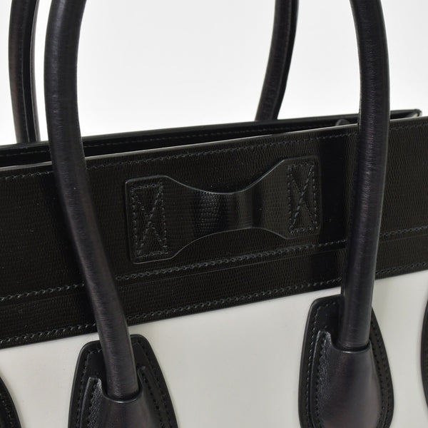 CELINE セリーヌ Micro Shopper luggage Handbag ラゲージ マイクロショッパー ハンドバッグ W-CU-2166 フィービー期 美品 中古 4a001098
