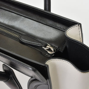 CELINE セリーヌ Micro Shopper luggage Handbag ラゲージ マイクロショッパー ハンドバッグ W-CU-2166 フィービー期 美品 中古 4a001098