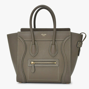 極美品 CELINE セリーヌ Micro Shopper luggage Handbag ラゲージ マイクロショッパー ハンドバッグ F-CU-1147 フィービー期 中古 4a001100