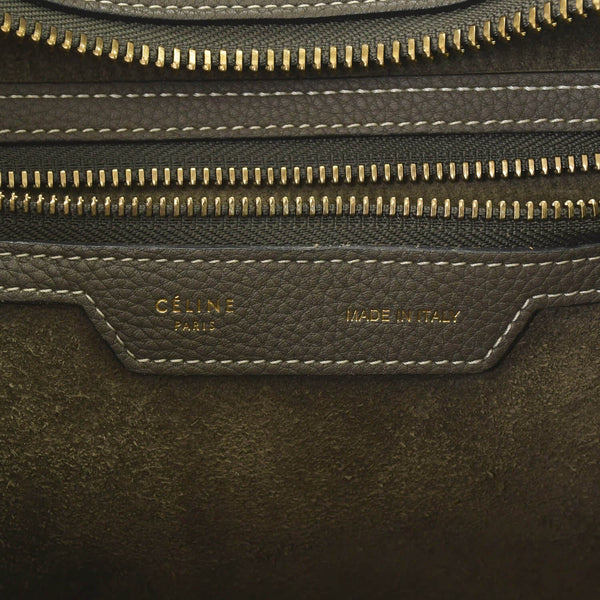 極美品 CELINE セリーヌ Micro Shopper luggage Handbag ラゲージ マイクロショッパー ハンドバッグ F-CU-1147 フィービー期 中古 4a001100