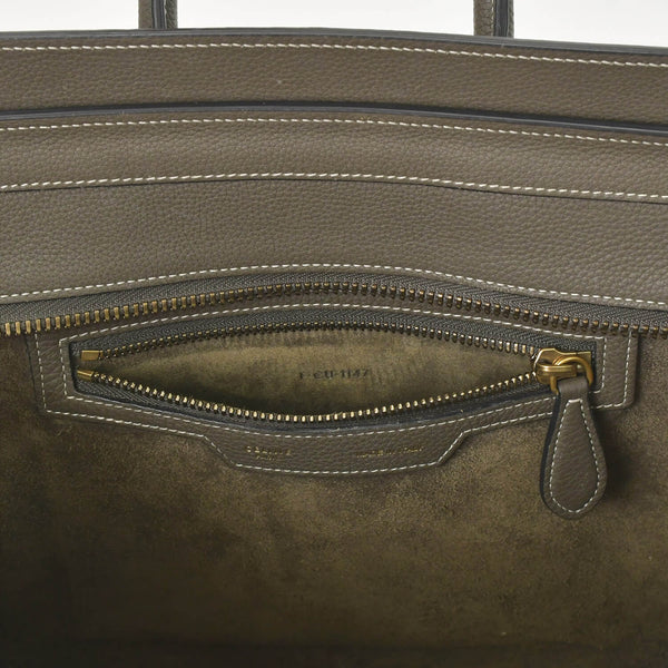 極美品 CELINE セリーヌ Micro Shopper luggage Handbag ラゲージ マイクロショッパー ハンドバッグ F-CU-1147 フィービー期 中古 4a001100