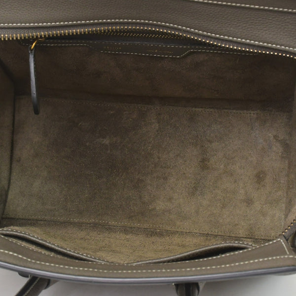 極美品 CELINE セリーヌ Micro Shopper luggage Handbag ラゲージ マイクロショッパー ハンドバッグ F-CU-1147 フィービー期 中古 4a001100