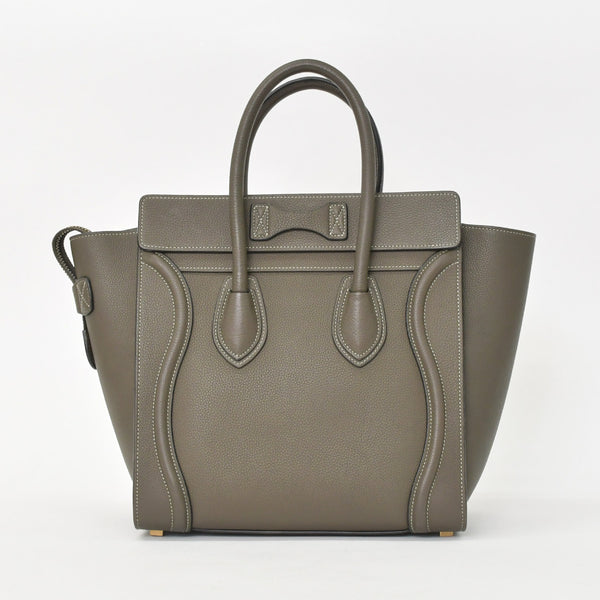 極美品 CELINE セリーヌ Micro Shopper luggage Handbag ラゲージ マイクロショッパー ハンドバッグ F-CU-1147 フィービー期 中古 4a001100