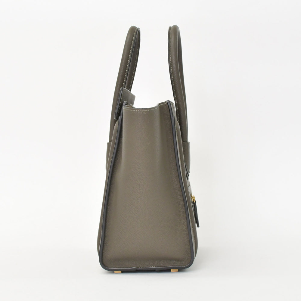 Very good condition CELINE Micro Shopper luggage Handbag F-CU-1147 Phoebe period used 4a001100